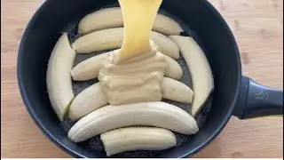[No oven ] senza forno, torta alle banane con 1 uovo e 3 banane 🇪🇸torta con solo 1 huevo y 3 bananas