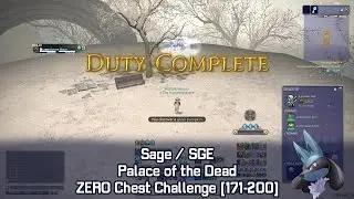 FFXIV SGE PotD Solo ZERO Chest Challenge Run CLEAR!