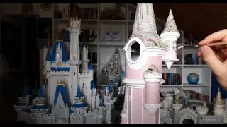 EPISODE 16 - Sleeping Beauty Castle Model - Painting of pink walls