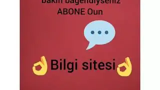 BİLGİ SİTESİ abone ol 👍👍👍 Yepyeni videolar için