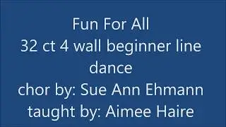 Fun For All line dance