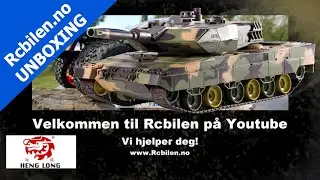 Unboxing - Leopard II A5 - Battle Tank 1:24 - Airgun & IR