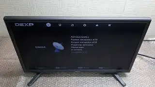 Телевизор DEXP F22D7200E после падения на пол помехи на экране / Чудный случай