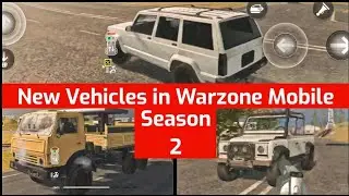 New Vehicles! Warzone Mobile  Season 2 Update