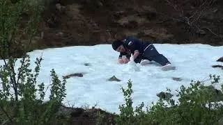 Кольский, перед погранпостом в Норвегию...