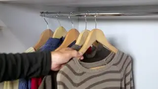 Installing a wardrobe hanging bar - Bricomanía