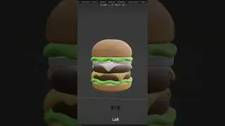 APRENDA A MODELAR UM HAMBURGUER NO BLENDER 🍔 | Tutorial Iniciante #3d #blender #blendertutorial