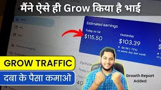 How I Grow My New Blog? How I Increase My Blog Traffic And Earning? Proof Added!