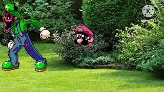 IHY luigi encounters a strange mario... (MMV2 meme)