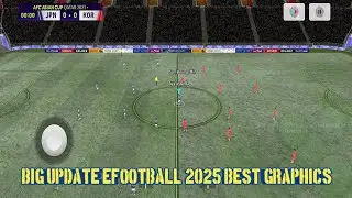 Big Update‼️eFootball™ 25 Mobile | Add Referee, Rain & Snow Weather | Best Graphics