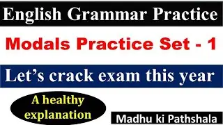 practice of modals | set 1 | English grammar | 