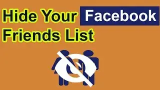 How to hide your facebook friends list? simple way