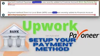 How To Add Payment Method On Upwork  | Local Bank Account | EarnMoneyOnline | UpworkFreelancing