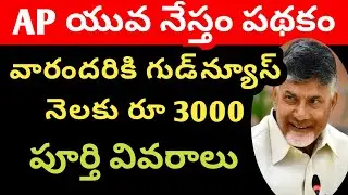 AP youvanestam scheme details|ap యువ నేస్తం పథకం rs 3000 పూర్తి వివరాలు|ap నిరుద్యోగులకు నెలకు 3000