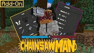 I found THE BEST Chainsaw Man Add-On For Minecraft Bedrock! | Minecraft Bedrock 26.0+