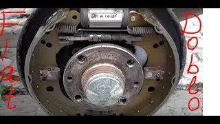 Replacing the rear brake pads on a 2008 Fiat Doblo