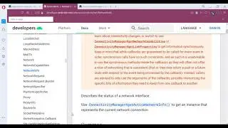 Check Internet Connectivity in Android (java)