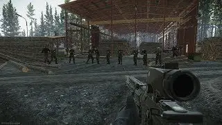 Escape From Tarkov - Двенадцать человек в одном рейде.