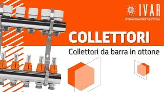Collettori da barra in ottone per riscaldamento e raffrescamento IVAR