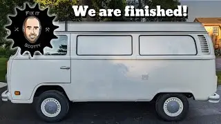 VW Bus Restoration Part 32: Wheels, Hubcap Restoration & New Tires
