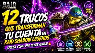 12 TRICKS THAT WILL TRANSFORM YOUR RAID SHADOW LEGENDS ACCOUNT — Play Like a Pro Now! 🔥