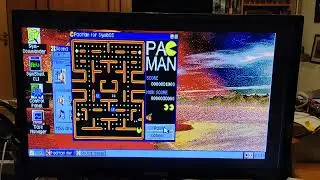 PacMan using the SymbOS Sound Daemon with OPL4 support