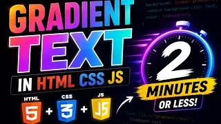 Gradient text in css 