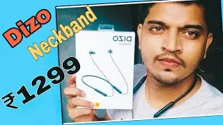 Dizo Wireless Neckband Fast Unboxing & Review - Best Bluetooth Wireless Earphone Under 1500