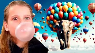 Who will inflate the balloon more? 🪀😍 