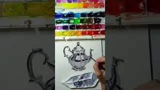 вдохновляю на рисование #акварель #художник #рисунок #скетч #drawing #sketch #арт #sketch #шоколадк