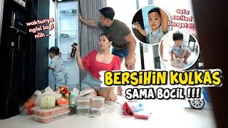 BERSIHIN KULKAS SAMA BOCIL | SERUU BANGET DIBANTUIN BOCIL ASTA ♥️🤭