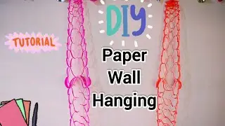 paper cone lantern/Paper wall hanging/paper craft ideas/5 min craft
