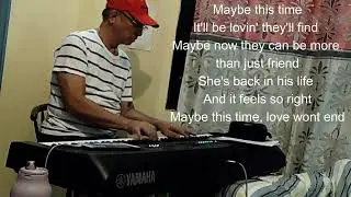 Maybe This Time by Sarah Geronimo #themusiclobby Piano backtracking