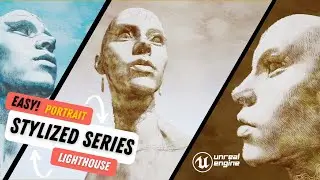 EASY stylized portrait in Unreal Engine