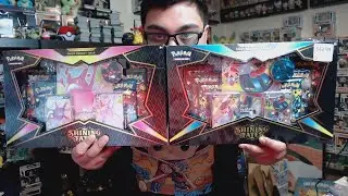 Opening Dragapult & Crobat Shiny Fates Premium Collections! Pokemon TCG