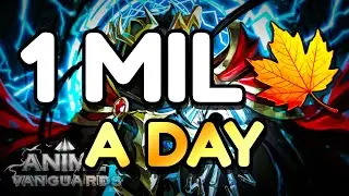 How To FARM OVER 1 MILLION Leaves A DAY! | Anime Vanguards