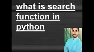 Matching vs Searching Function in python ?