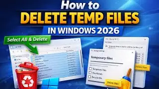 How to Delete Temp Files in Windows 11 & 10 (2026) | Speed Up Your PC