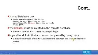 Oracle Database link