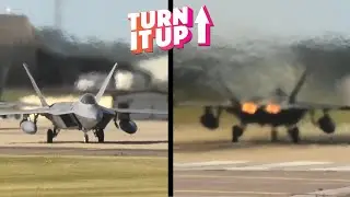 INTENSE FIGHTER JET ACTION Ft F22/F15/F35