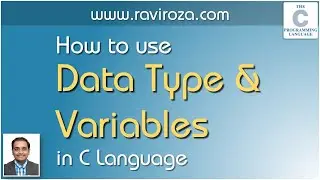 How to use Data Types Variables in C Language (Gujarati)