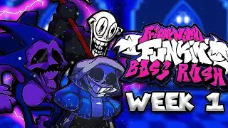 FNF vs Boss Rush Sonic, Eteled, Sans error