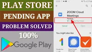 100% Fixed || Play store pending app problem || app not installing || pending app in play store