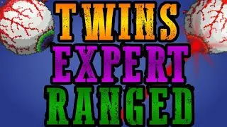 como derrotar os GEMEOS de set RENGED de ARCO - TERRARIA EXPERT 1.4.4.9