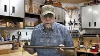 Showing the use of the LED light