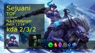 Rank 1 NA Sejuani Top: Sejuani vs Urgot