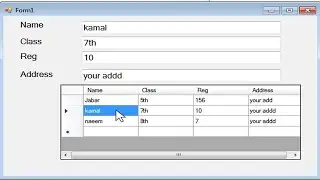 Display DataGridView Selected Row in Text Boxes Using VB.NET