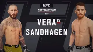 MARLON VERA VS CORY SANDHAGEN | FIGHT SIMULATION | UFC FIGHT NIGHT: SAN ANTONIO