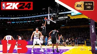NBA 2K24 {My Career} [PC] (4K) EP173 {5th Year} =Spurs @ Lakers=