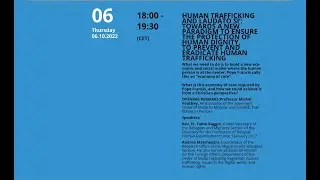 LAUDATO SI’: TOWARDS A NEW PARADIGM TO PREVENT AND ERADICATE HUMAN TRAFFICKING - WHAT IS AN ECON...